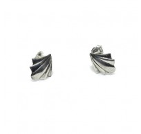 E000880 Genuine Sterling Silver Earrings On Posts Solid Hallmarked 925